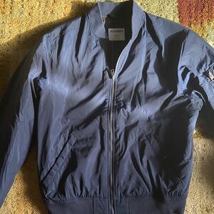 Old Navy Men's Deep Blue Bomber Jacket
